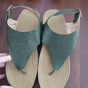 Green Sandals
